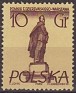 Poland 1955 Monuments 10 GR Brown Scott 669